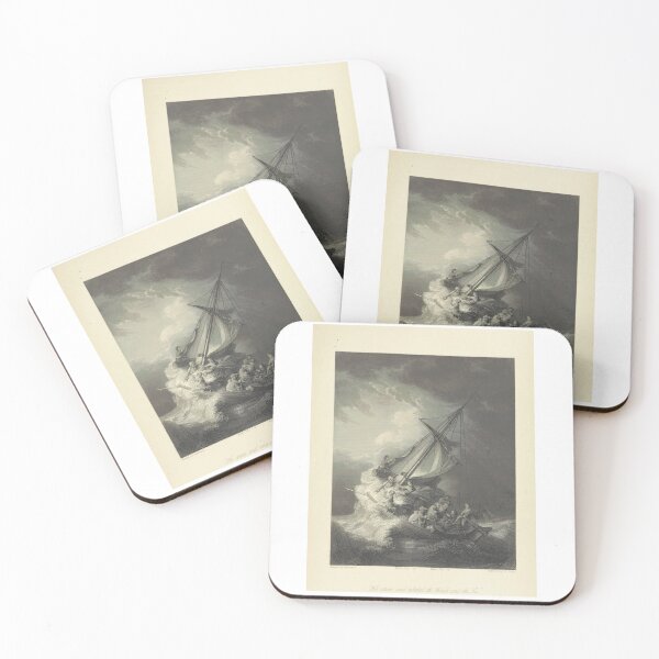 Item preview, Copy of Old Vintage Boat On The Sea Ship Art Ship Painting designed and sold by Stone-Valley.