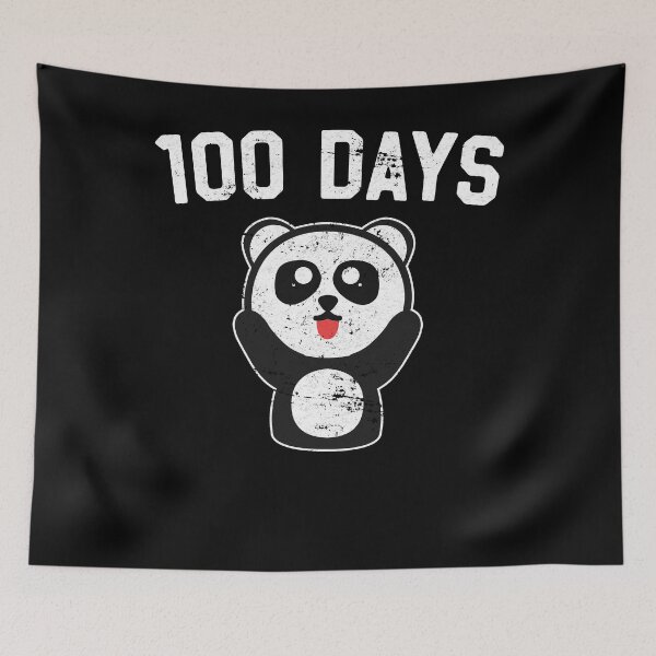 Item preview, 100 Days of School Cute Panda T-Shirt, Kindergarten Tee designed and sold by 14thFloor.