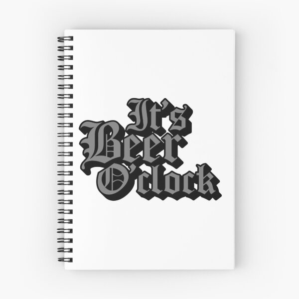 Artikelvorschau, Es ist Beer O'Clock Text Design entworfen und verkauft von Harsh Katariya.
