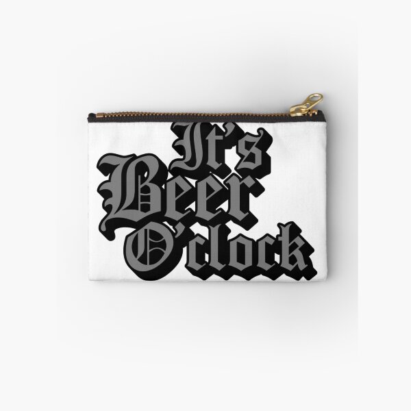 Artikelvorschau, Es ist Beer O'Clock Text Design entworfen und verkauft von Harsh Katariya.