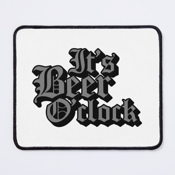 Item preview, It's Beer O'Clock Text Design  designed and sold by Harsh  Katariya.