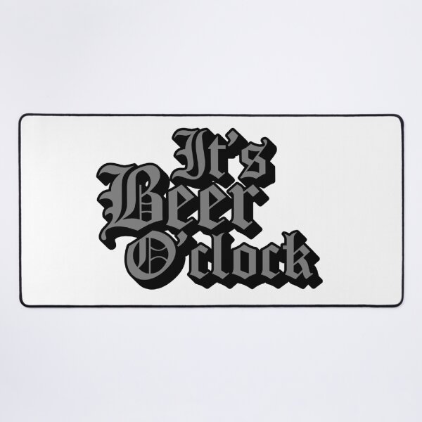 Item preview, It's Beer O'Clock Text Design  designed and sold by Harsh  Katariya.