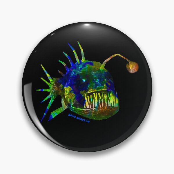 Item preview, Angler Fish From Squid Smack VR - but in cool colors! designed and sold by SquidSmackMerch.
