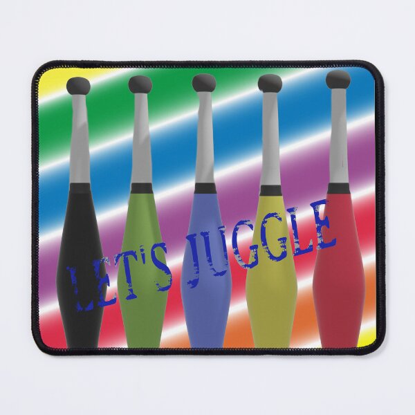 Item preview, Let's Juggle - 5 colorful juggling pins. designed and sold by shakespeare1212.