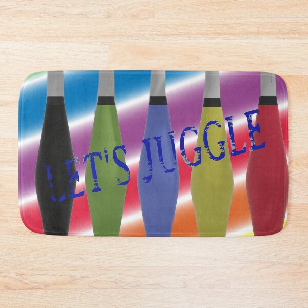 Item preview, Let's Juggle - 5 colorful juggling pins. designed and sold by shakespeare1212.