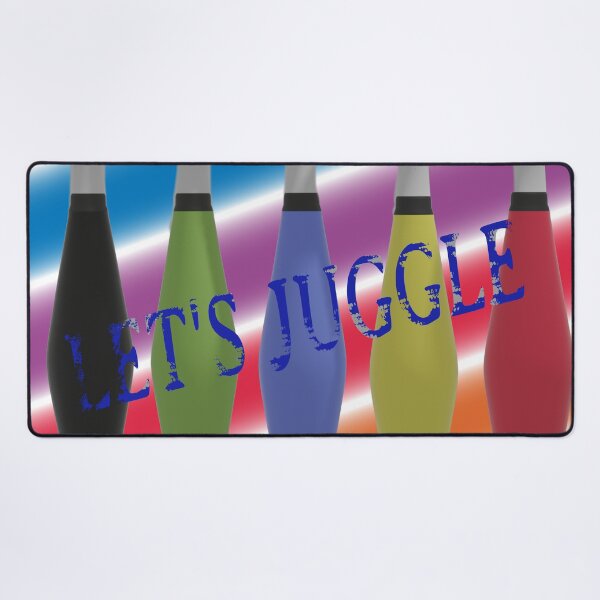Item preview, Let's Juggle - 5 colorful juggling pins. designed and sold by shakespeare1212.