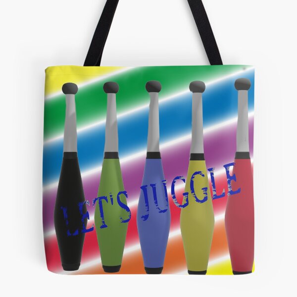 Item preview, Let's Juggle - 5 colorful juggling pins. designed and sold by shakespeare1212.
