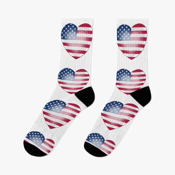Item preview, Heart Love Flag of USA designed and sold by shopdiego.