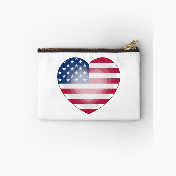 Item preview, Heart Love Flag of USA designed and sold by shopdiego.