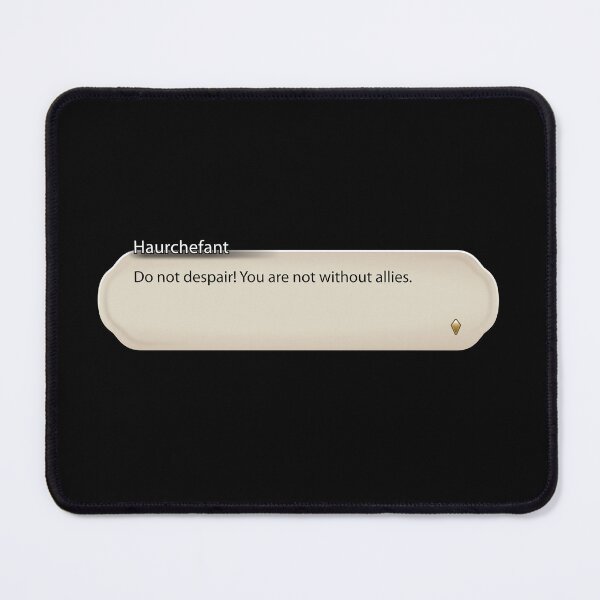 Item preview, Do not despair! - Haurchefant Greystone designed and sold by MogsterMemes.