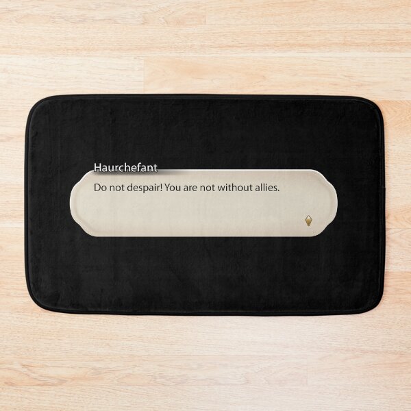 Item preview, Do not despair! - Haurchefant Greystone designed and sold by MogsterMemes.