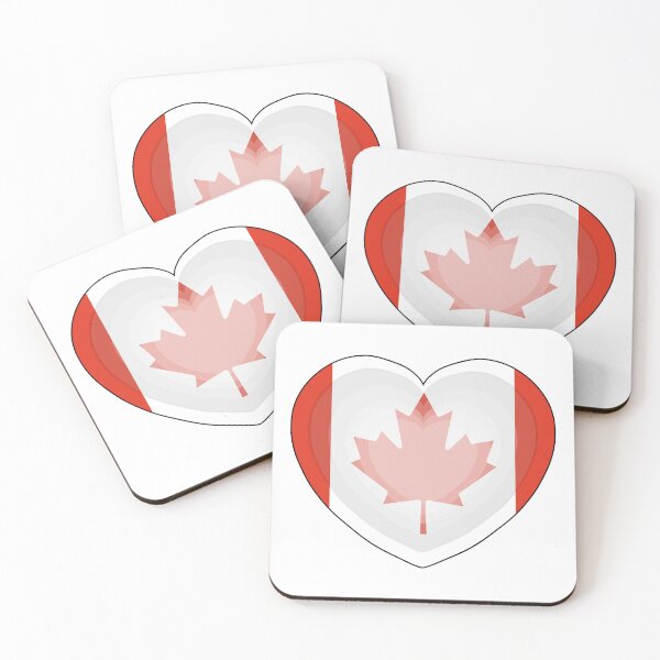 Item preview, Heart Love Flag of Canada designed and sold by shopdiego.