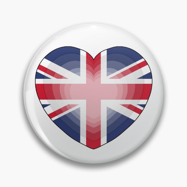 Item preview, Heart Love Flag of United Kingdom designed and sold by shopdiego.