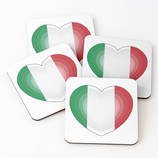 Item preview, Heart Love Flag of Italy designed and sold by shopdiego.