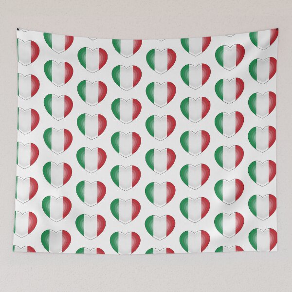 Item preview, Heart Love Flag of Italy designed and sold by shopdiego.
