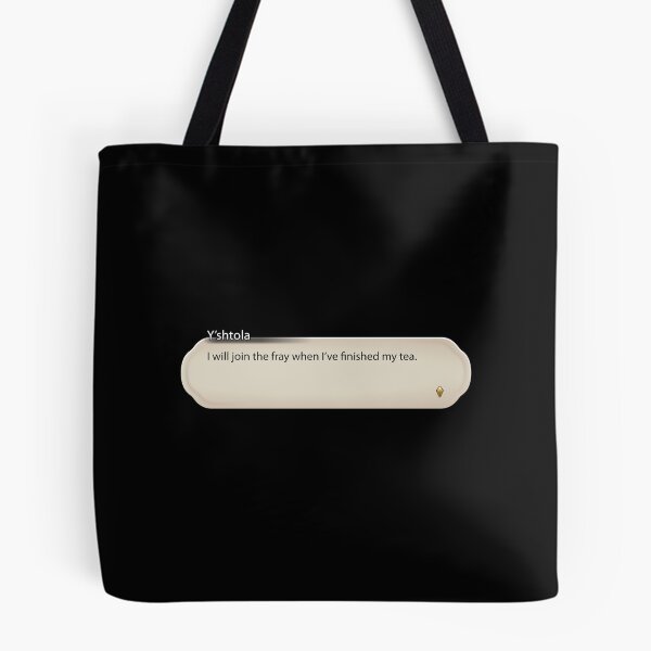 Item preview, When I’ve finished my tea - Y'shtola Rhul designed and sold by MogsterMemes.
