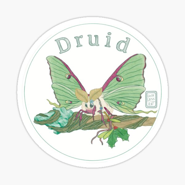 Item preview, Moth Druid  designed and sold by The  Luckless Rat.