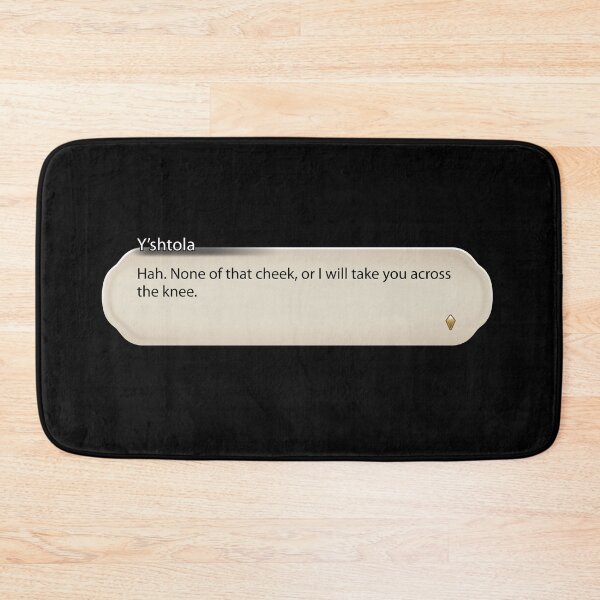 Item preview, None of that cheek - Y'shtola Rhul designed and sold by MogsterMemes.