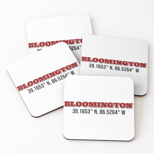 Item preview, Bloomington Indiana Coordinates designed and sold by s-hammie.