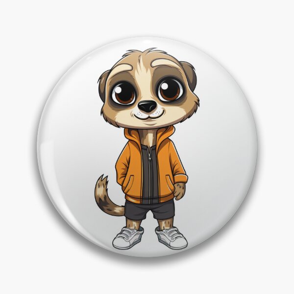 Item preview, Cute Meerkat in a Hoodie designed and sold by vasetti-press.