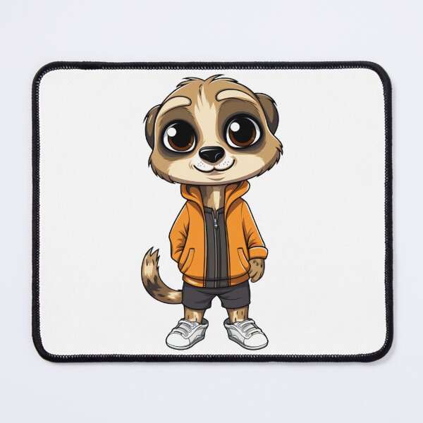 Item preview, Cute Meerkat in a Hoodie designed and sold by vasetti-press.