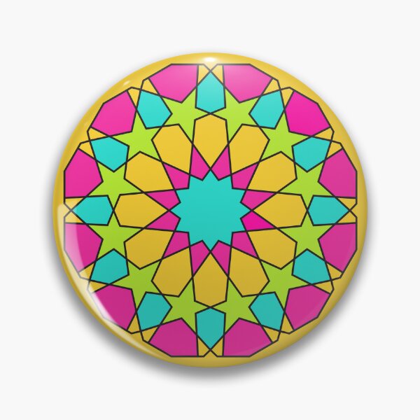 Item preview, Moroccan Mosaic pattern with Spring Fling colors designed and sold by SalxSal.