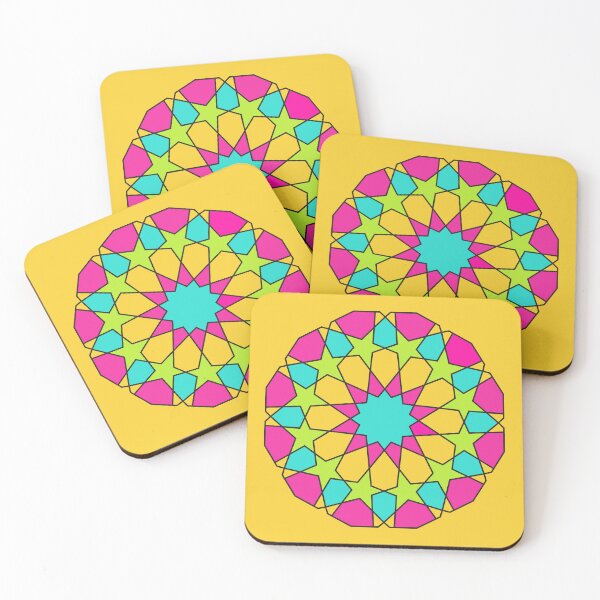 Item preview, Moroccan Mosaic pattern with Spring Fling colors designed and sold by SalxSal.