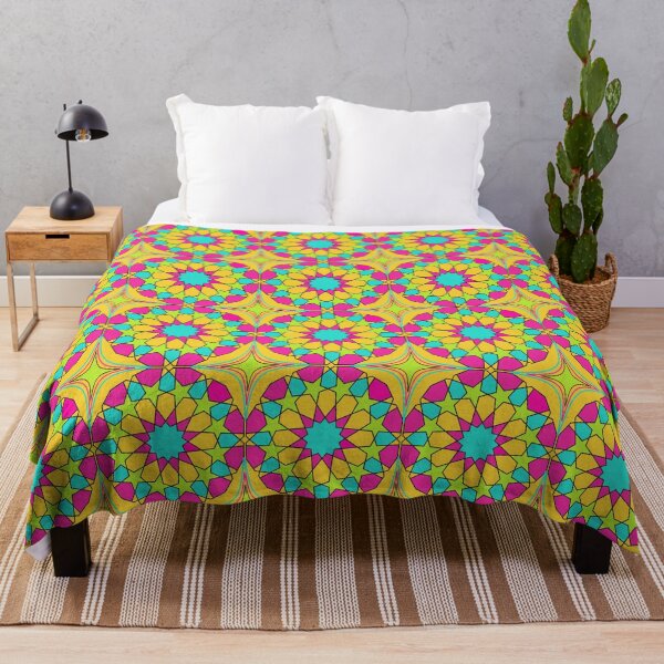 Item preview, Moroccan Mosaic pattern with Spring Fling colors designed and sold by SalxSal.