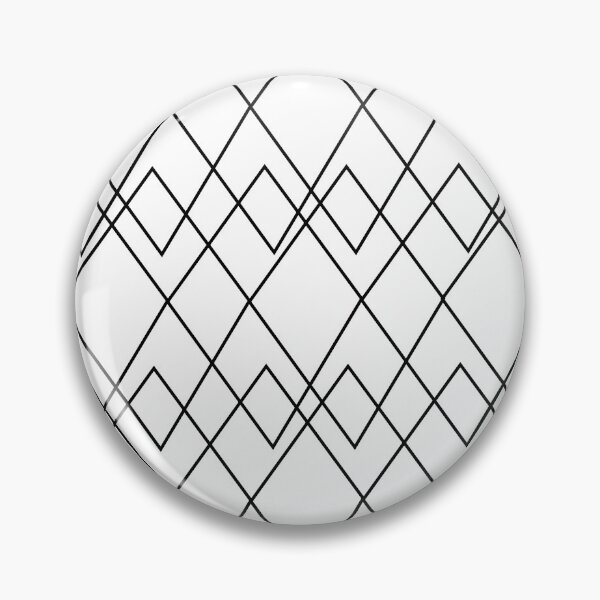 Item preview, Black and White Geometric Diamond Pattern designed and sold by Nisha Prabhu.