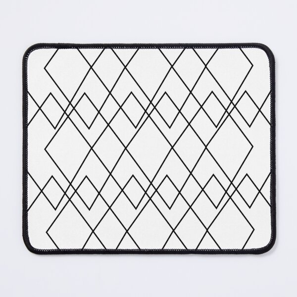 Item preview, Black and White Geometric Diamond Pattern designed and sold by Nisha Prabhu.