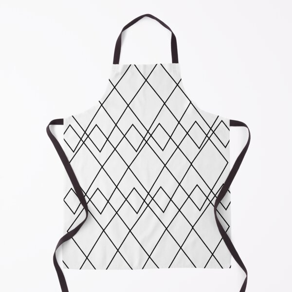 Item preview, Black and White Geometric Diamond Pattern designed and sold by Nisha Prabhu.