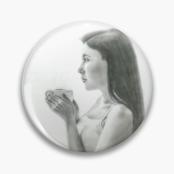 Item preview, Girl having a cup of tea designed and sold by Mayur Sharma.