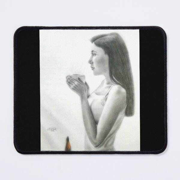 Item preview, Girl having a cup of tea designed and sold by Mayur Sharma.