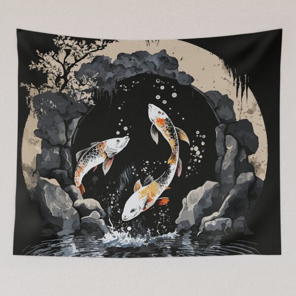 Item preview, Asian art koi 1 designed and sold by Canster-Odyssey.