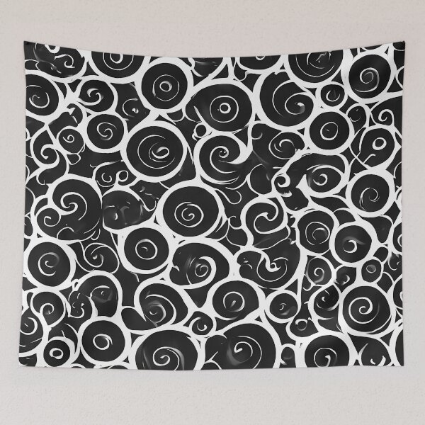 Item preview, Spiraling Wind - Illumination in Black and White designed and sold by cocomikozza.