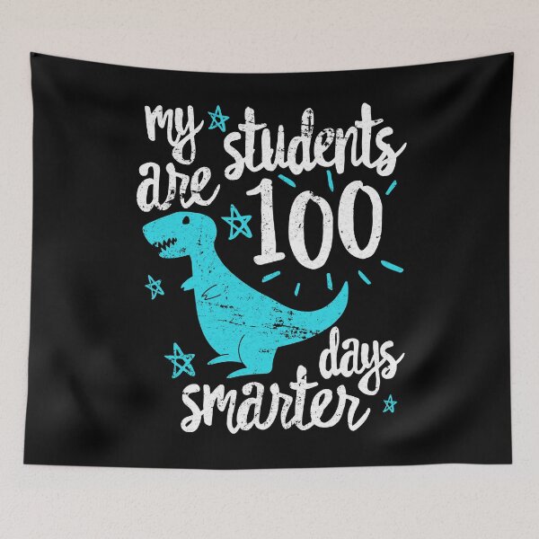 Item preview, Teacher Kindergarten T-Shirt, My Students 100 Days Smarter designed and sold by 14thFloor.