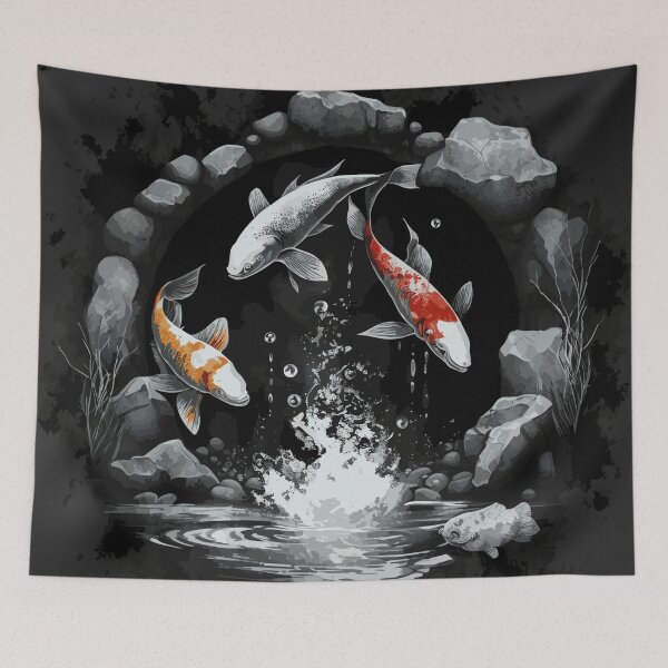 Item preview, Asian art koi 2 designed and sold by Canster-Odyssey.