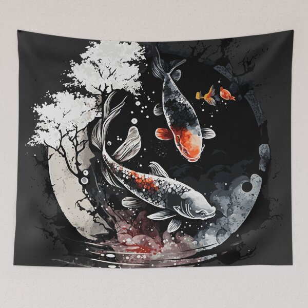 Item preview, Asian art koi 3 designed and sold by Canster-Odyssey.