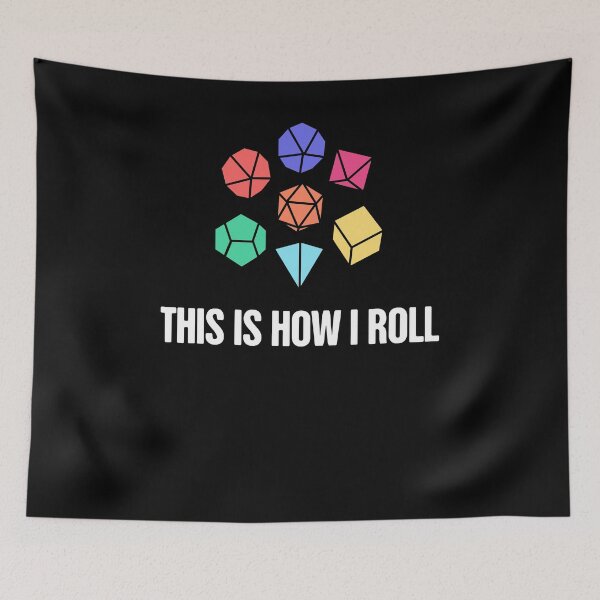 Item preview, Roleplaying Game Dice | Board Gaming Graphic designed and sold by Jam Jar.