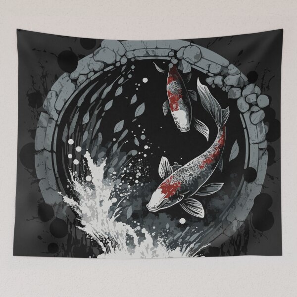 Item preview, Asian art koi 4 designed and sold by Canster-Odyssey.