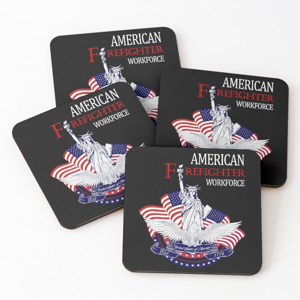 Item preview, American Firefighter Profession Gift Us Flag Firefighter designed and sold by happytrendjct.