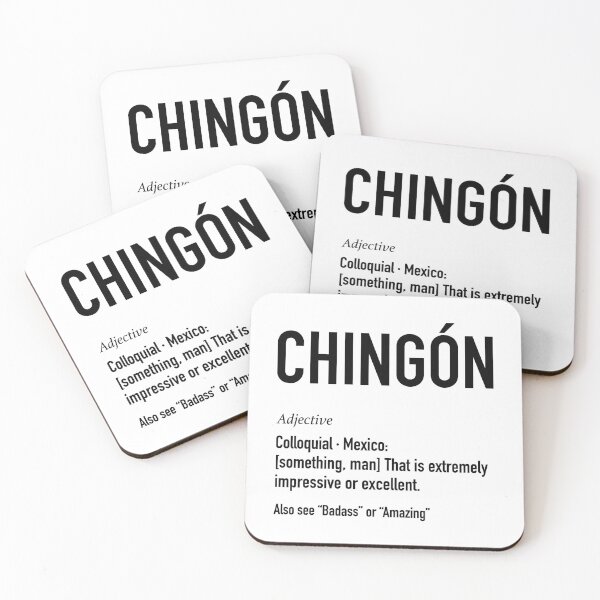 Item preview, Mexican words ·  for him Chingón designed and sold by TallerMexicanoDeDiseño.