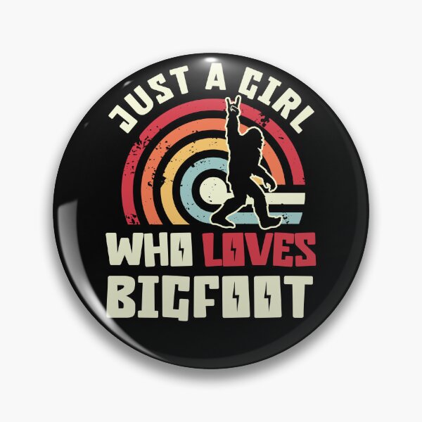 Item preview, Just a Girl Who loves Bigfoot, funny Bigfoot silhouette  designed and sold by Drzamag.