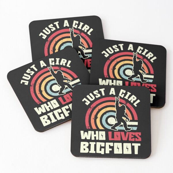 Item preview, Just a Girl Who loves Bigfoot, funny Bigfoot silhouette  designed and sold by Drzamag.