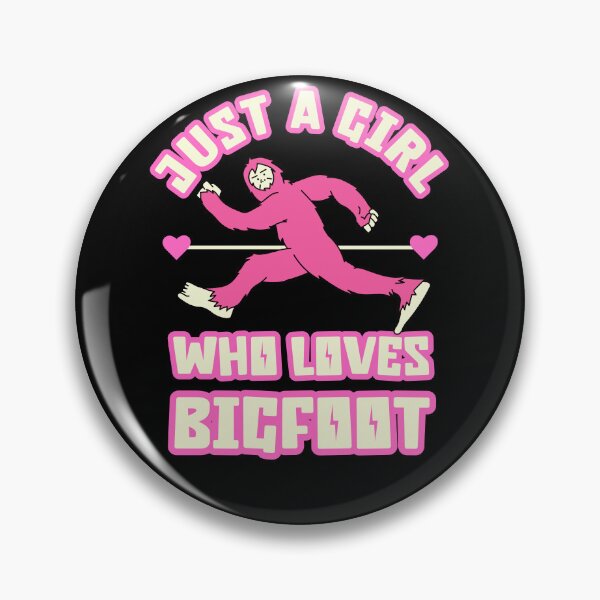 Item preview, Just a Girl Who loves Bigfoot, funny Bigfoot silhouette  designed and sold by Drzamag.
