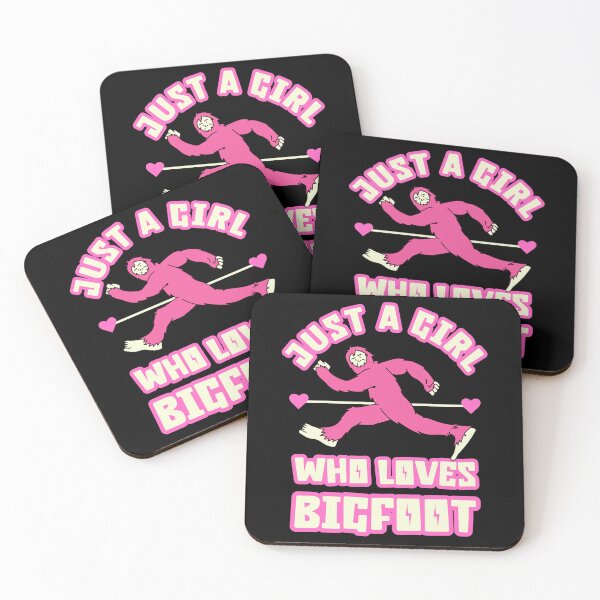 Item preview, Just a Girl Who loves Bigfoot, funny Bigfoot silhouette  designed and sold by Drzamag.