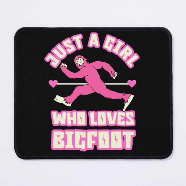 Item preview, Just a Girl Who loves Bigfoot, funny Bigfoot silhouette designed and sold by Drzamag.
