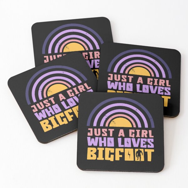 Item preview, Just a Girl Who loves Bigfoot, funny Bigfoot silhouette  designed and sold by Drzamag.