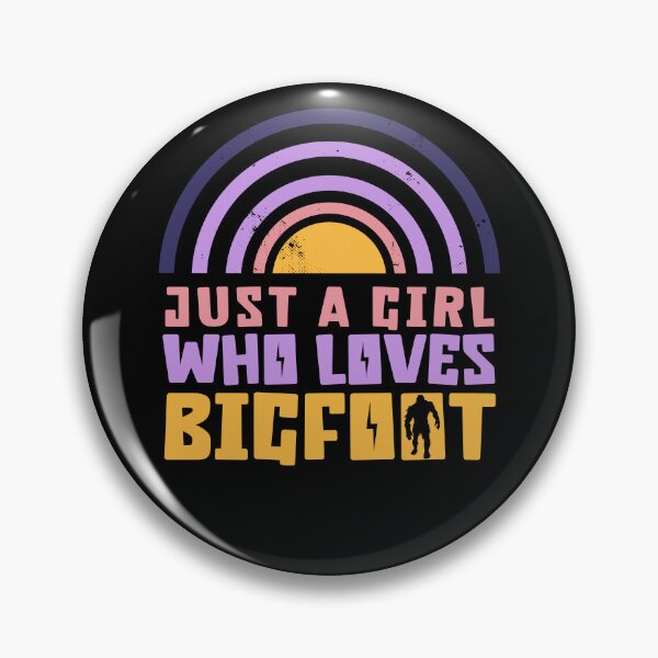 Item preview, Just a Girl Who loves Bigfoot, funny Bigfoot silhouette  designed and sold by Drzamag.