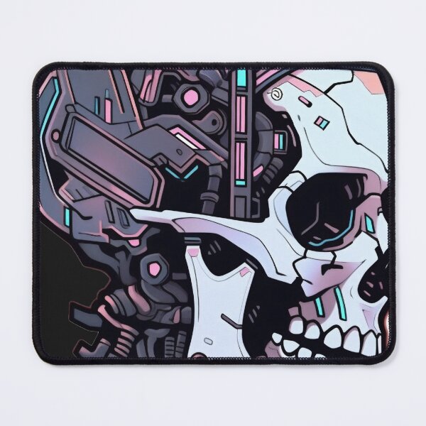 Item preview, Cybernetic Hacker Skull designed and sold by sublimepw.